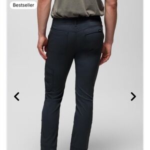 PRANA Stretch Zion Relaxed Straight Cargo Pants Stormy Night Mens Size 36x28